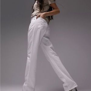 Top shop Dad Jean in White Size 26